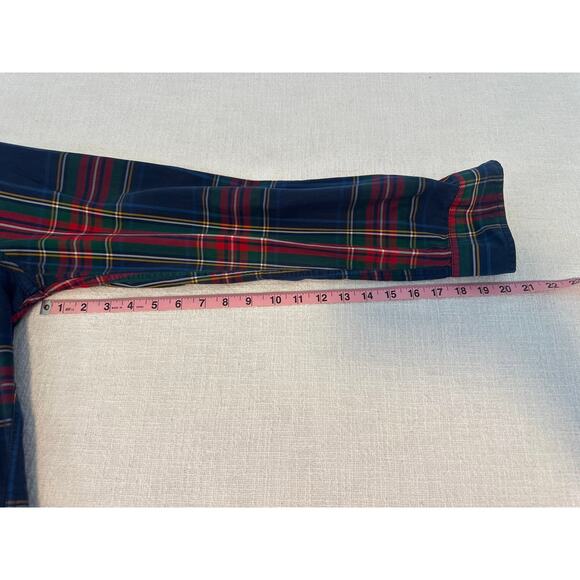 Ambercombie & Fitch muscle button down long sleeve Christmas men’s top Sz S - Picture 8 of 10